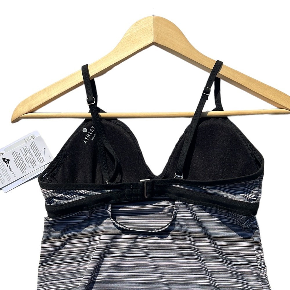 Athleta Veracruz Stripe Striped Tankini Swim Top SIze Small New - Picture 8 of 10